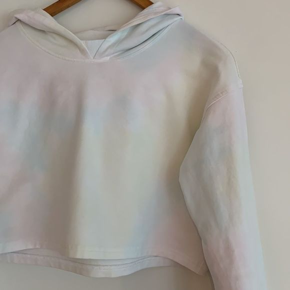 lululemon LA All Yours Cropped Hoodie Cotton Candy Sz10 - Picture 4 of 11